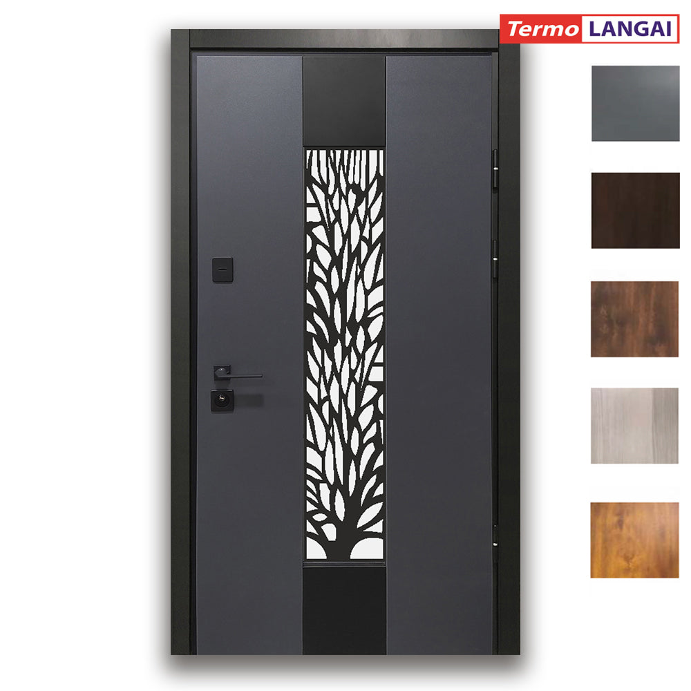 Thermo Steel 22-11 Lux Armoured External Door – Framed Double Glazing