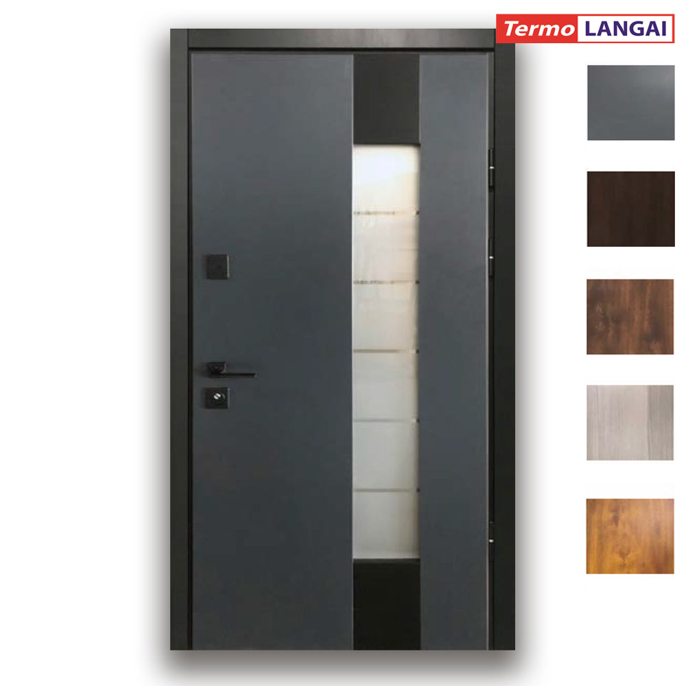 Thermo Steel 22-12 Lux Armoured External Door – Double Glazed