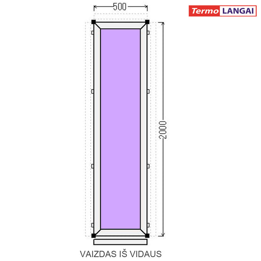 uPVC Fixed Windows from Stock