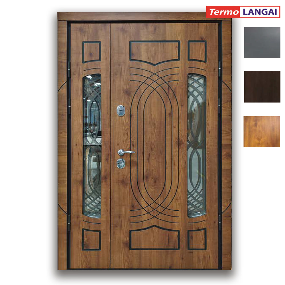 Šarvuotos lauko durys Thermo Steel 22-80 HPL