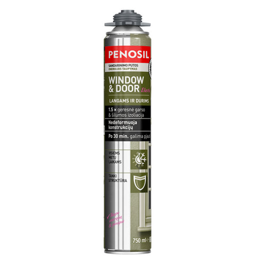 PENOSIL Elastic Gun-Grade Window & Door Foam – 750 ml