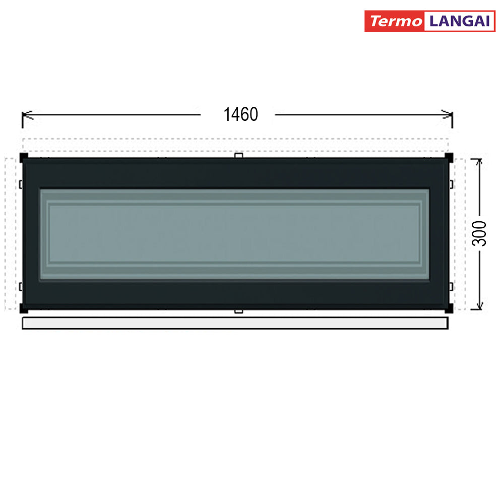 uPVC Fixed Windows from Stock – Height 300 mm