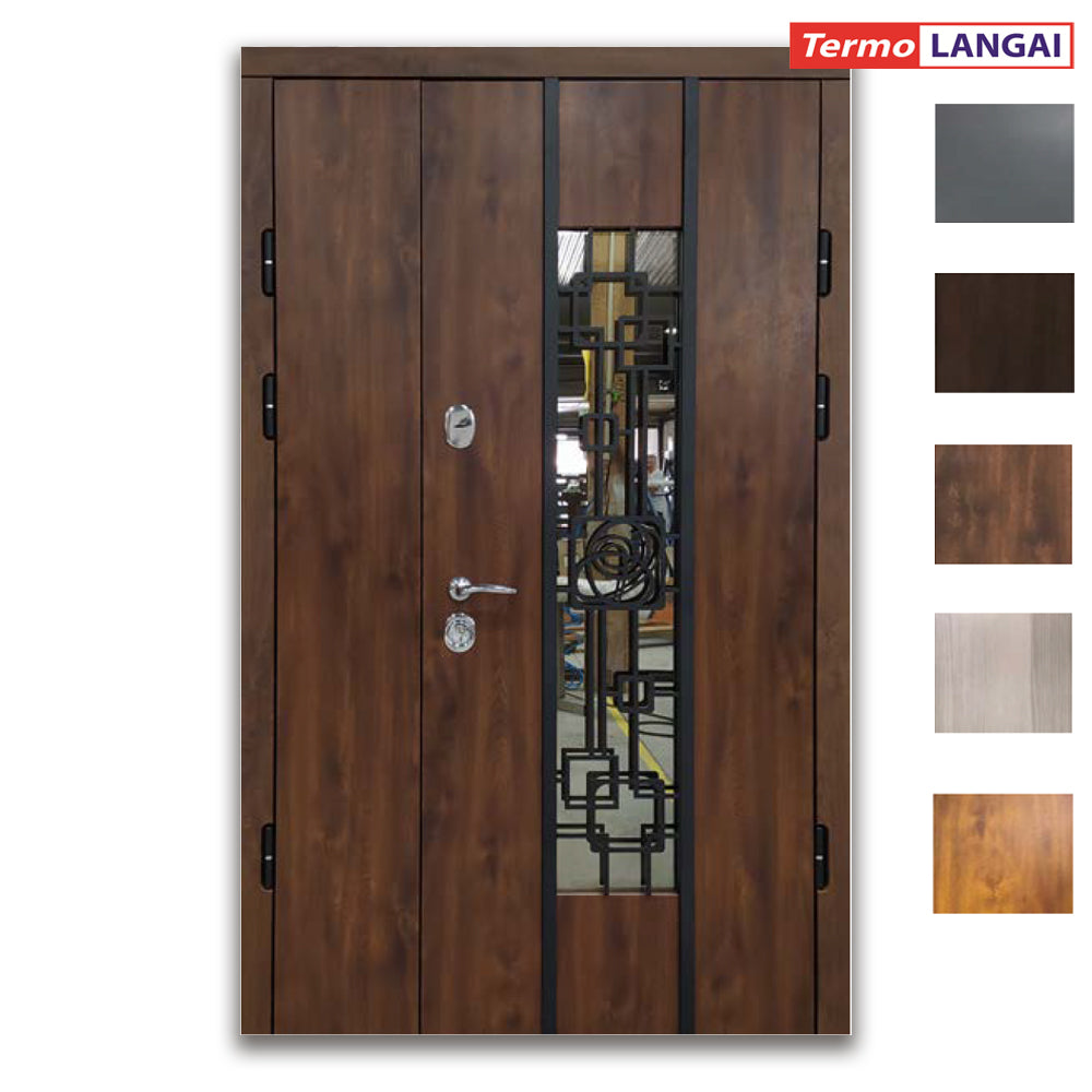 Thermo Steel 22-19 Armoured External Door – Double Glazed