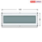 uPVC Fixed Windows from Stock – Height 300 mm