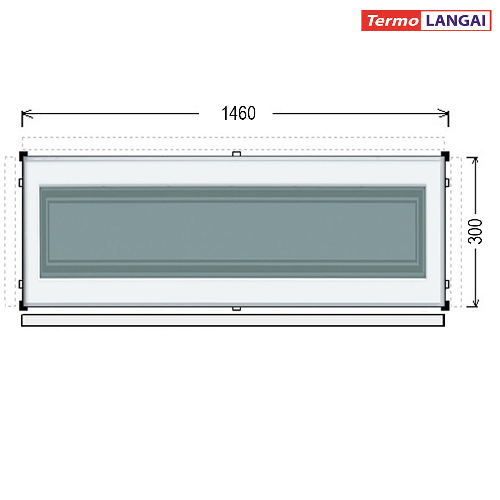 uPVC Fixed Windows from Stock – Height 300 mm