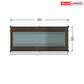 uPVC Fixed Windows from Stock – Height 300 mm