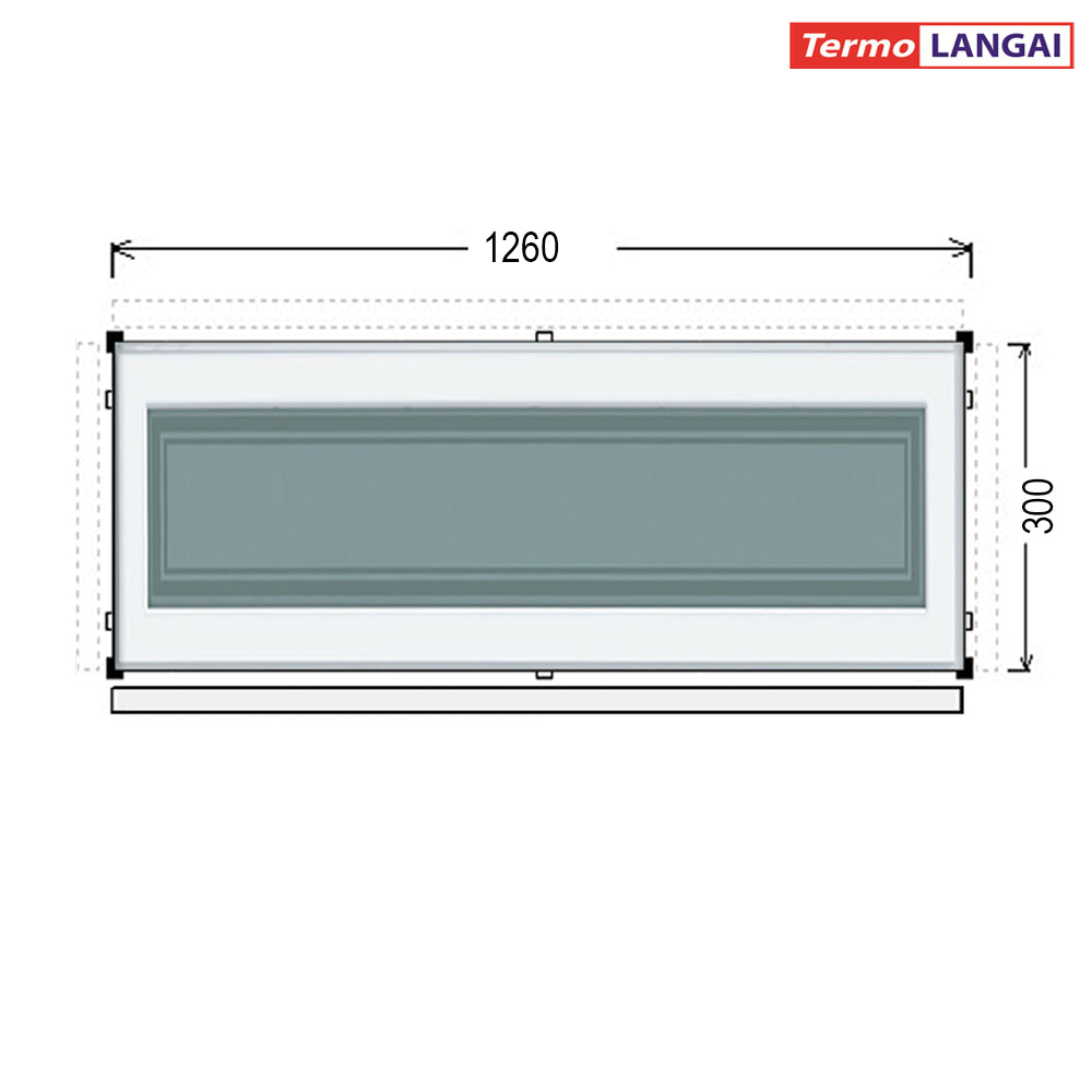 uPVC Fixed Windows from Stock – Height 300 mm