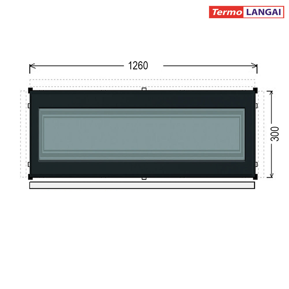 uPVC Fixed Windows from Stock – Height 300 mm