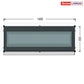 uPVC Fixed Windows from Stock – Height 300 mm