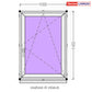 PVC langas iš sandėlio 1000 x 1450