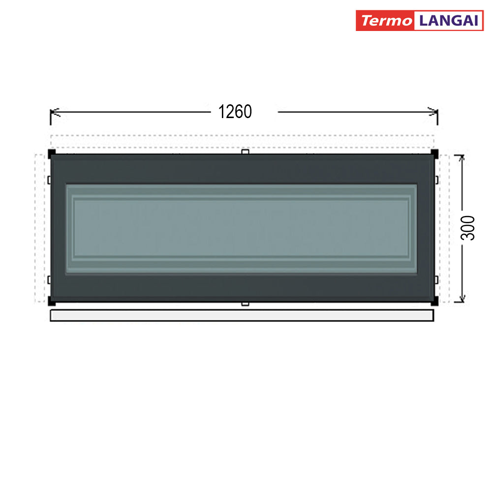 uPVC Fixed Windows from Stock – Height 300 mm