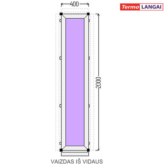 uPVC Fixed Windows from Stock